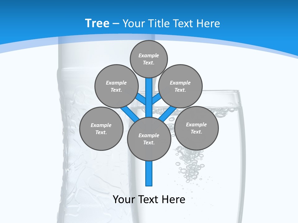 Movement Refreshment Glass PowerPoint Template