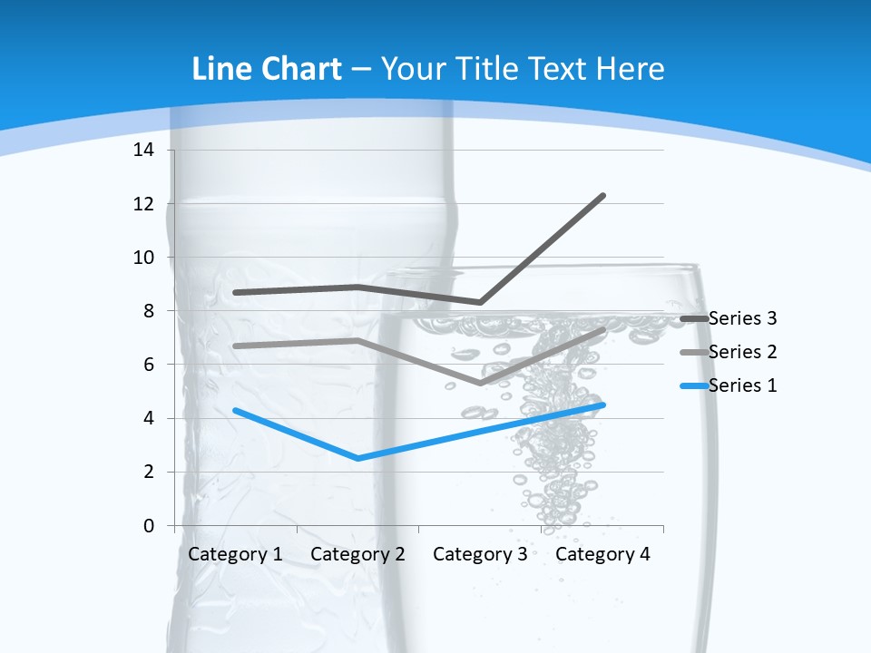 Movement Refreshment Glass PowerPoint Template