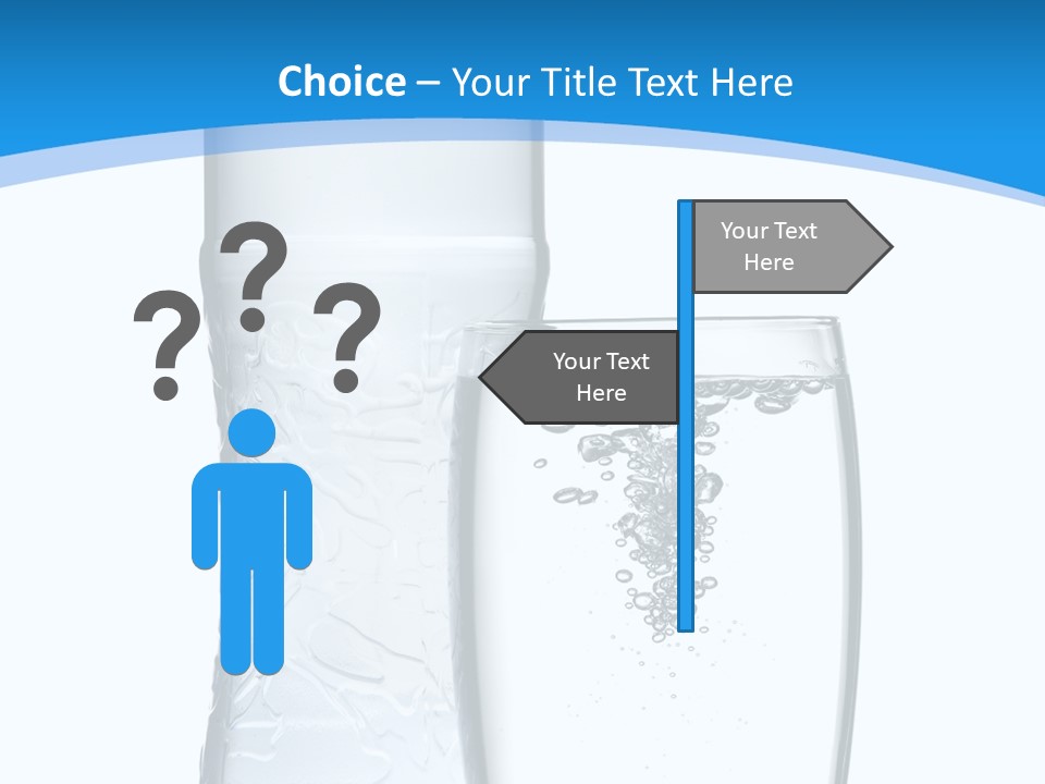 Movement Refreshment Glass PowerPoint Template
