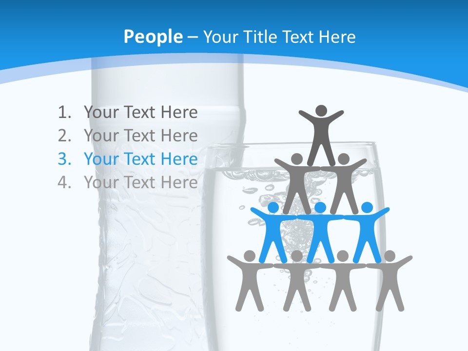 Movement Refreshment Glass PowerPoint Template