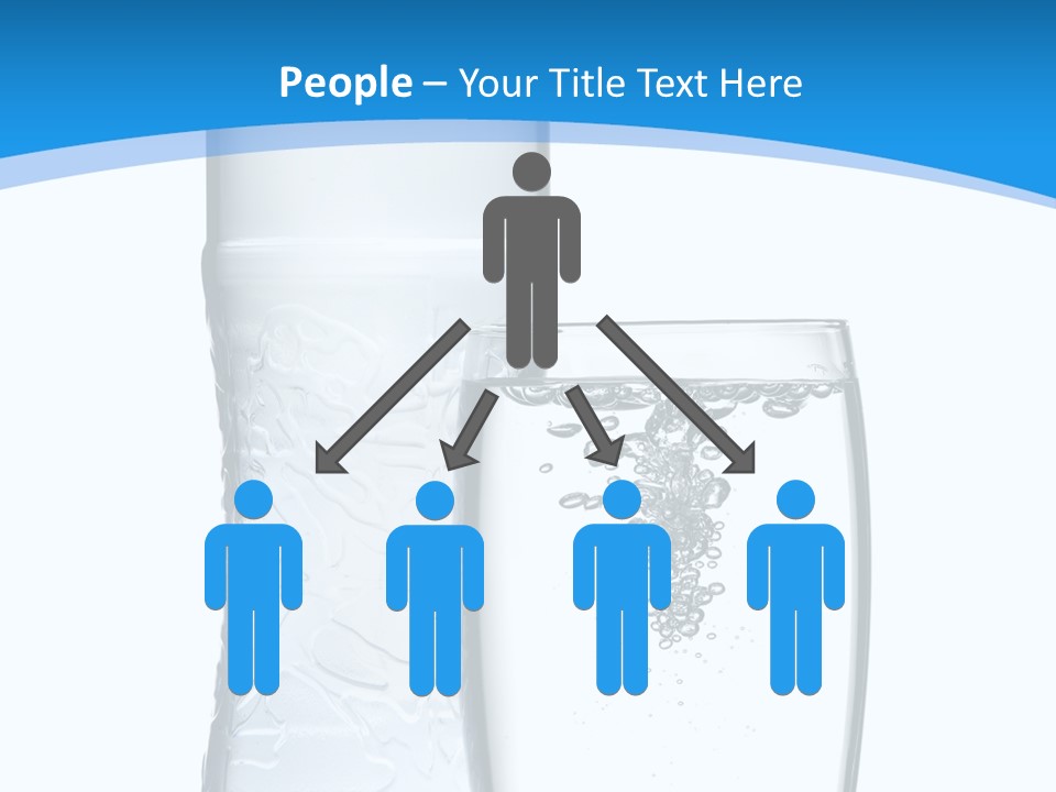 Movement Refreshment Glass PowerPoint Template