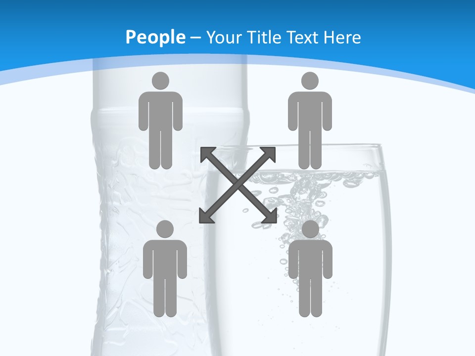 Movement Refreshment Glass PowerPoint Template