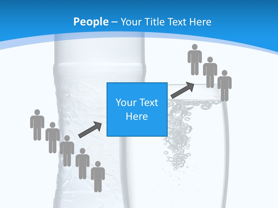 Movement Refreshment Glass PowerPoint Template
