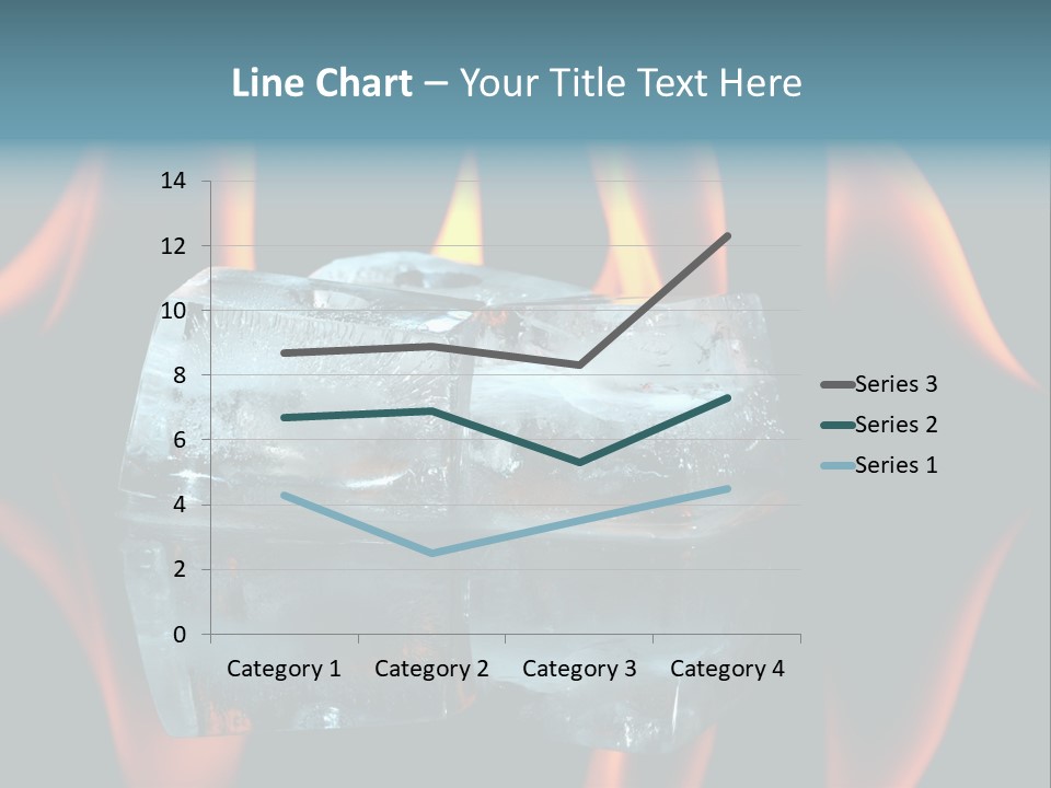 Flames Nobody Cubes PowerPoint Template