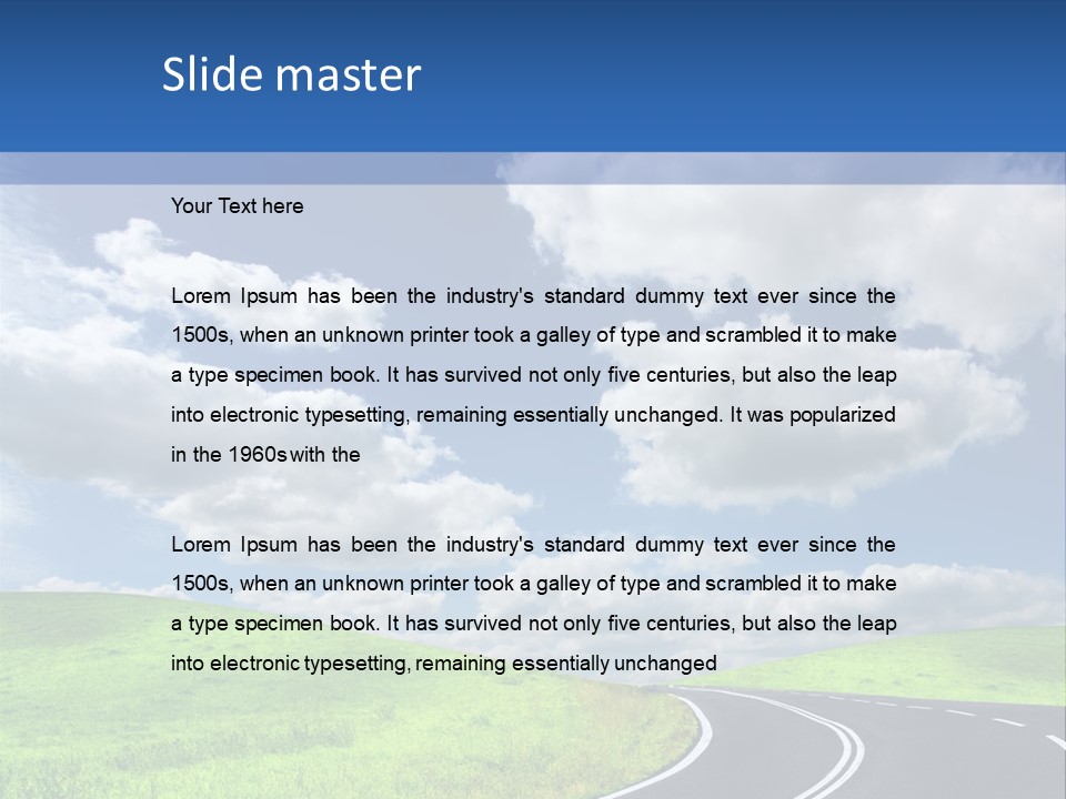 Nobody Way Outside PowerPoint Template