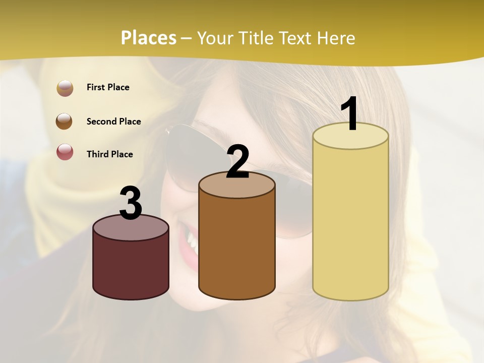 Attractive People Cheerful PowerPoint Template