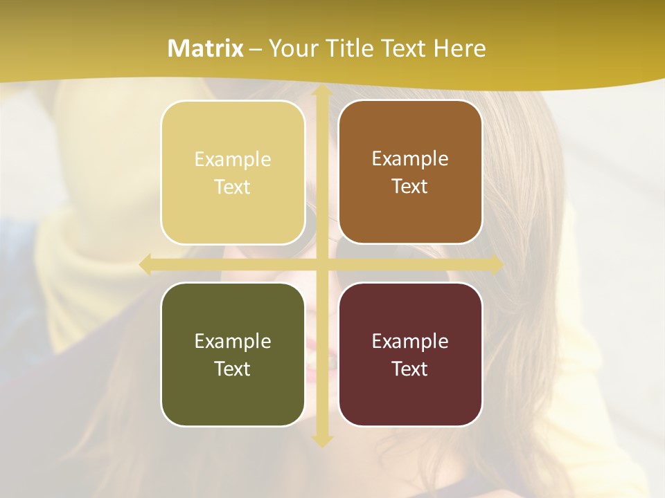 Attractive People Cheerful PowerPoint Template