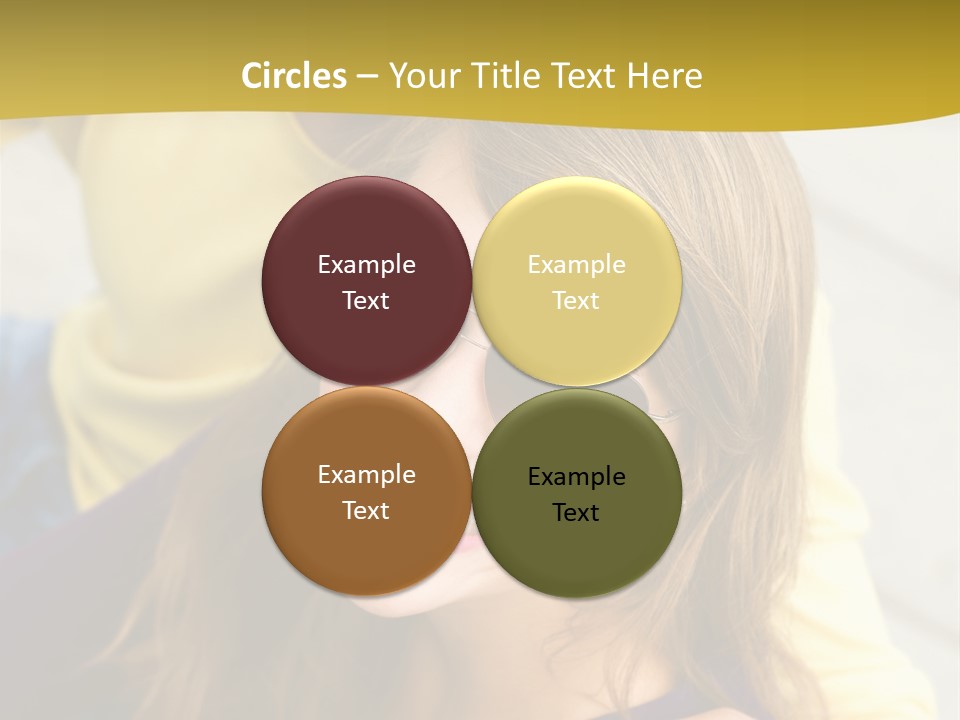 Attractive People Cheerful PowerPoint Template