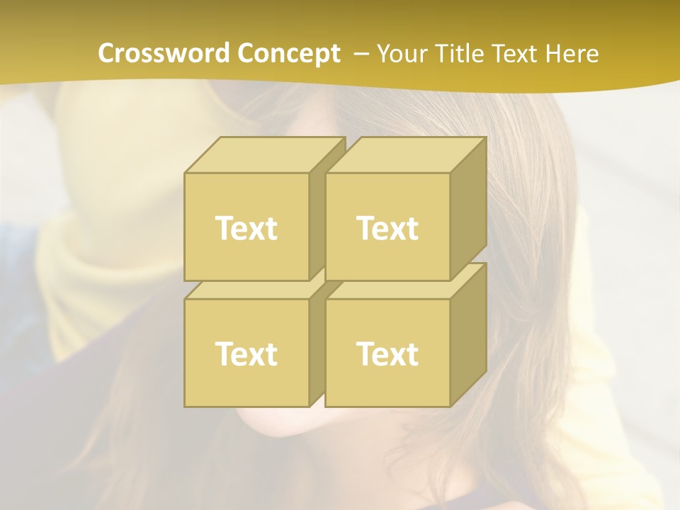 Attractive People Cheerful PowerPoint Template