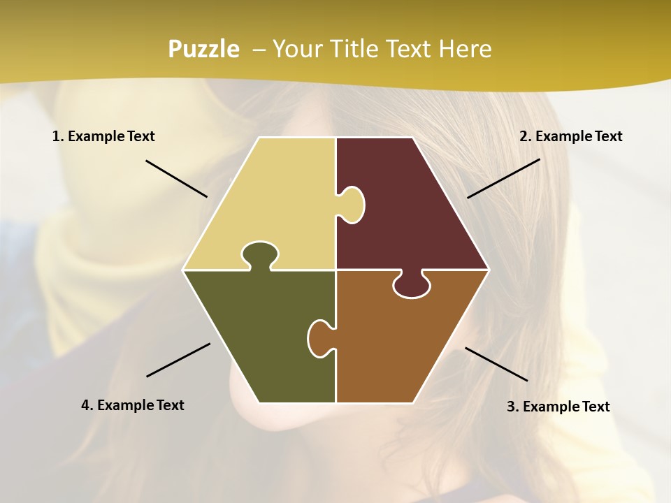 Attractive People Cheerful PowerPoint Template