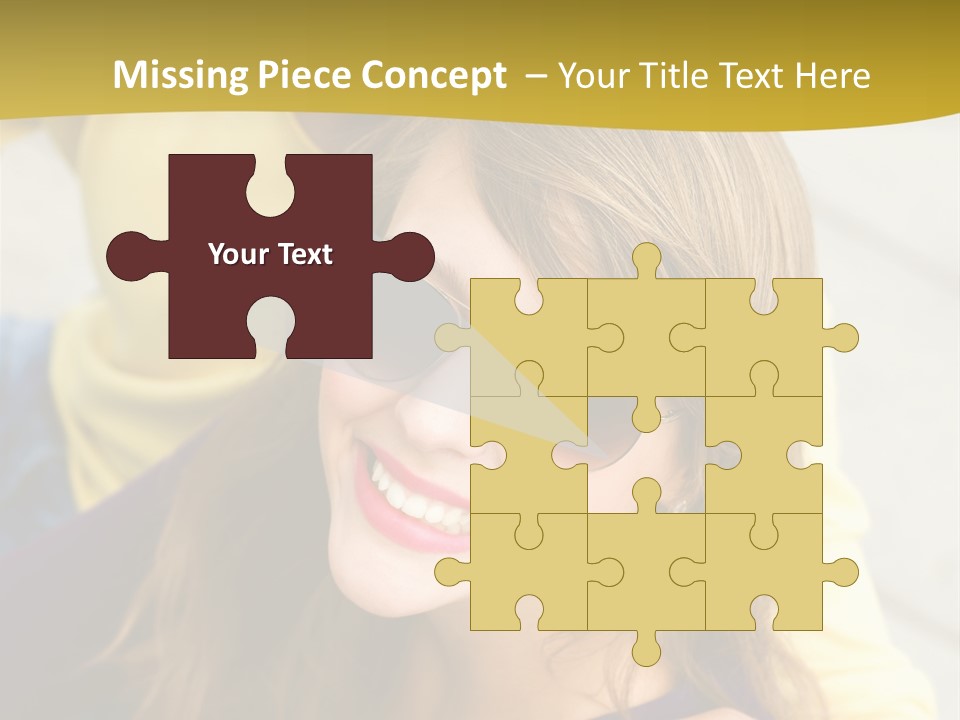 Attractive People Cheerful PowerPoint Template