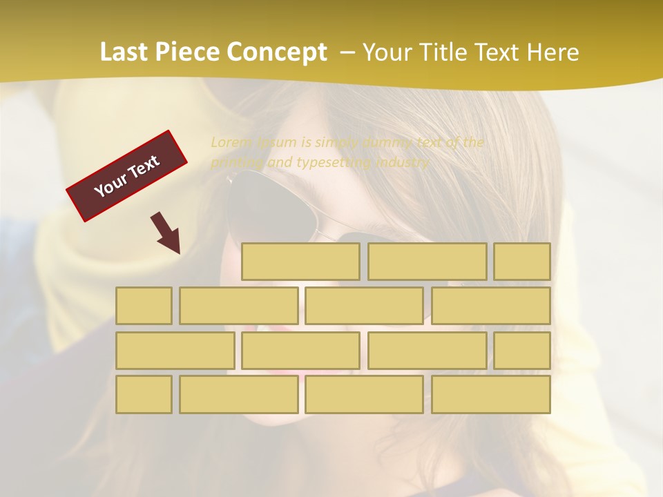 Attractive People Cheerful PowerPoint Template