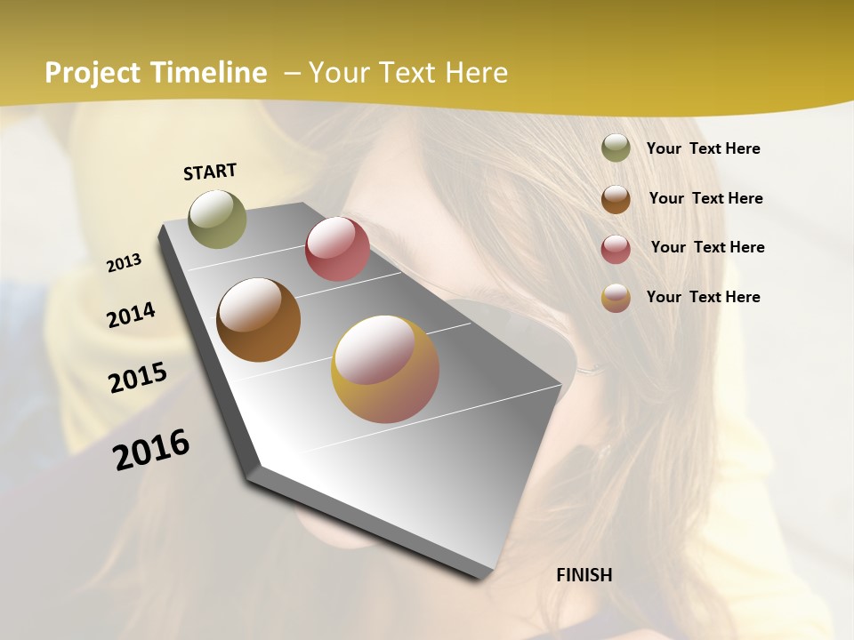 Attractive People Cheerful PowerPoint Template