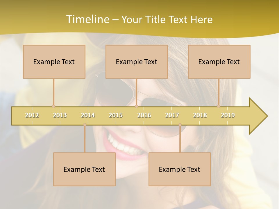 Attractive People Cheerful PowerPoint Template