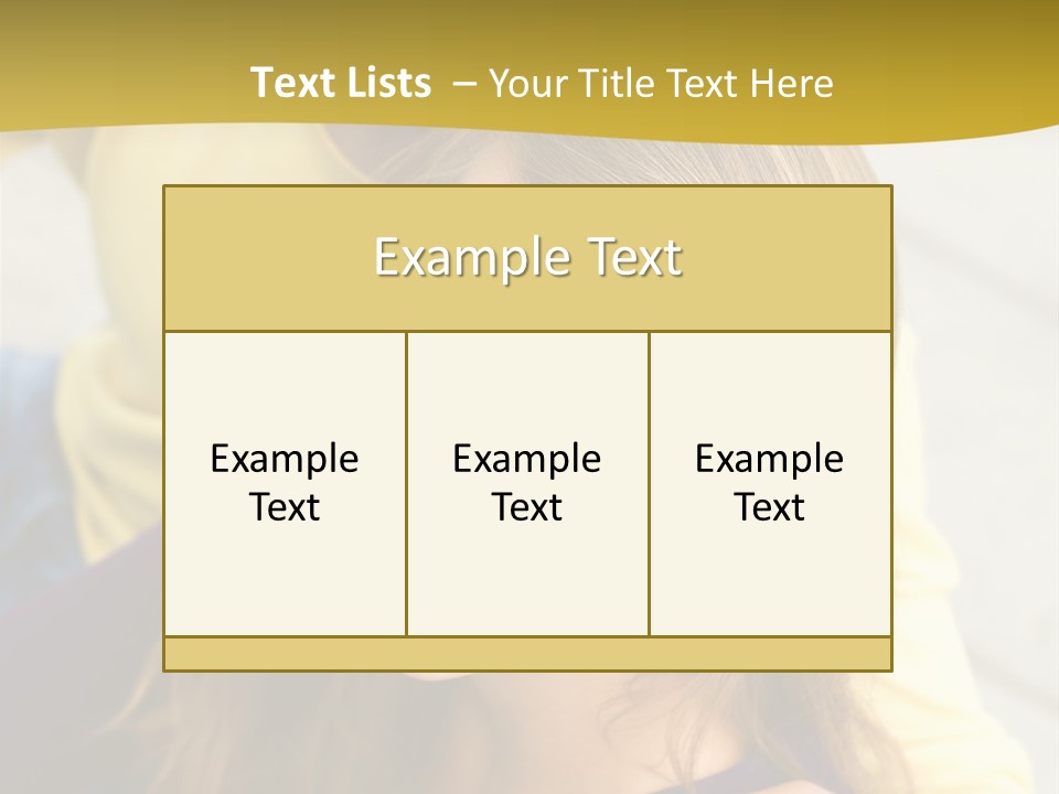 Attractive People Cheerful PowerPoint Template