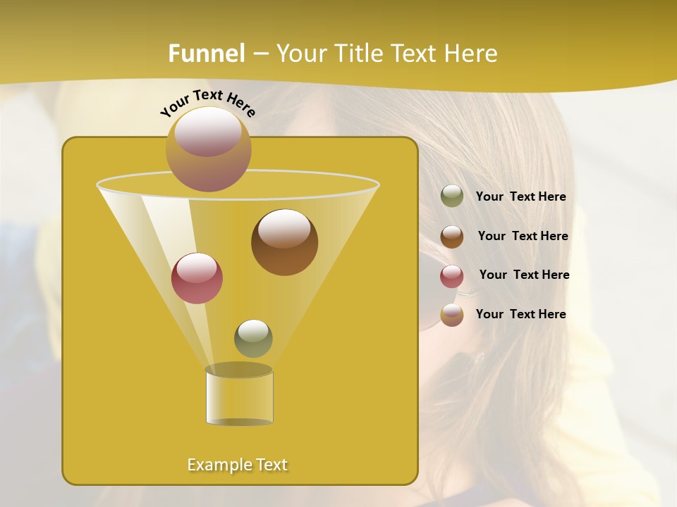 Attractive People Cheerful PowerPoint Template