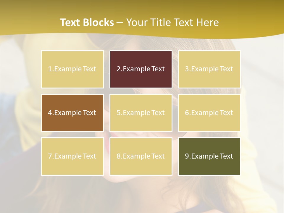 Attractive People Cheerful PowerPoint Template