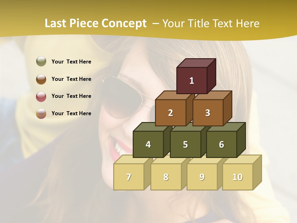 Attractive People Cheerful PowerPoint Template