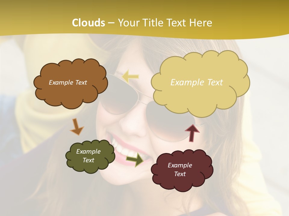 Attractive People Cheerful PowerPoint Template