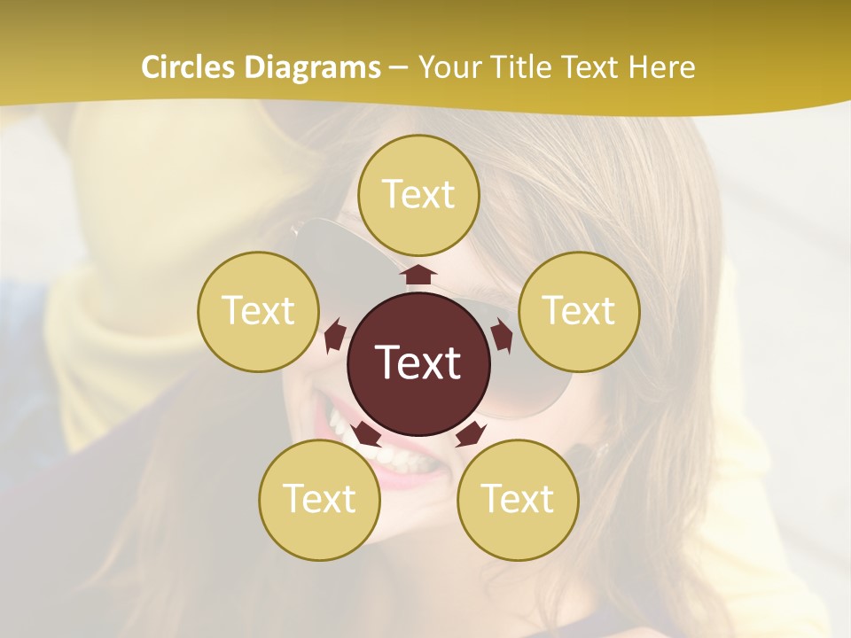 Attractive People Cheerful PowerPoint Template