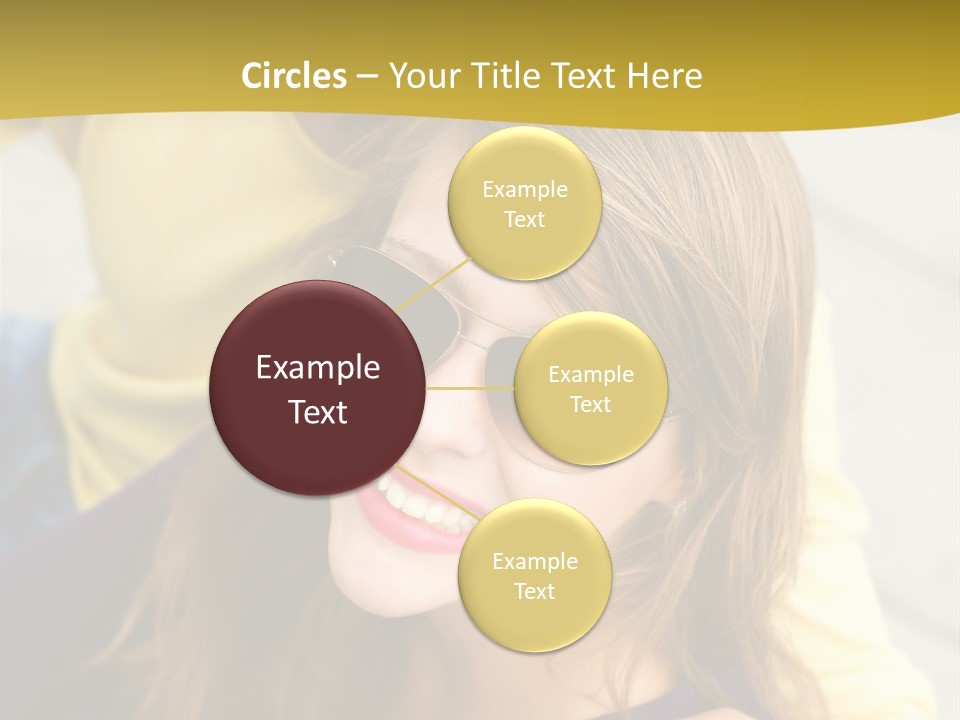 Attractive People Cheerful PowerPoint Template