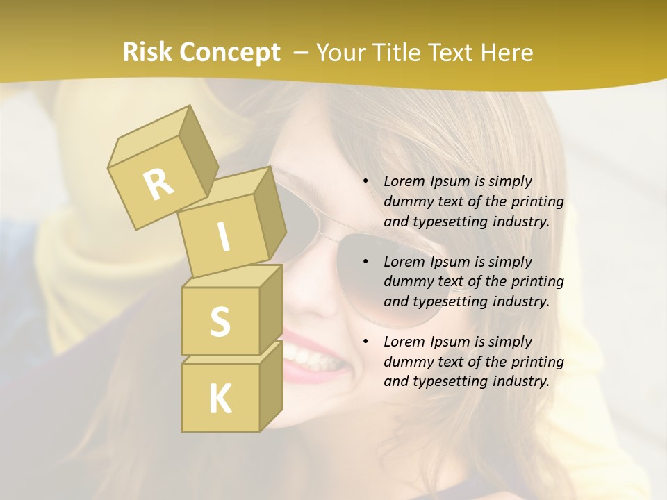 Attractive People Cheerful PowerPoint Template