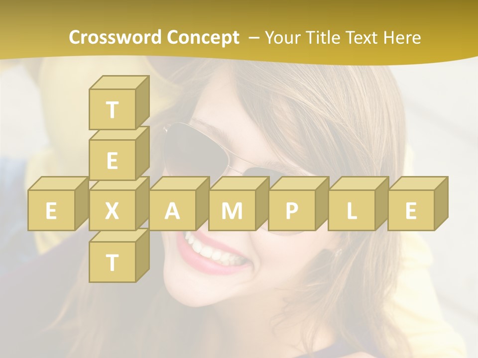 Attractive People Cheerful PowerPoint Template