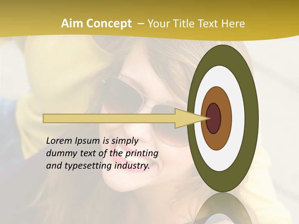 Attractive People Cheerful PowerPoint Template