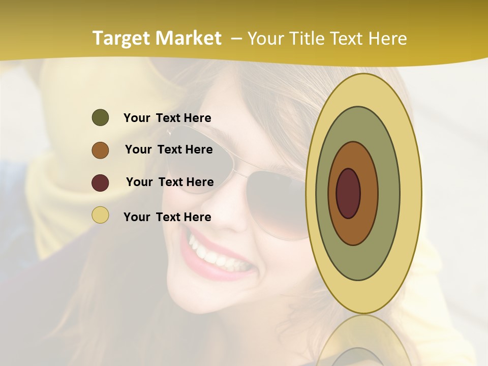 Attractive People Cheerful PowerPoint Template