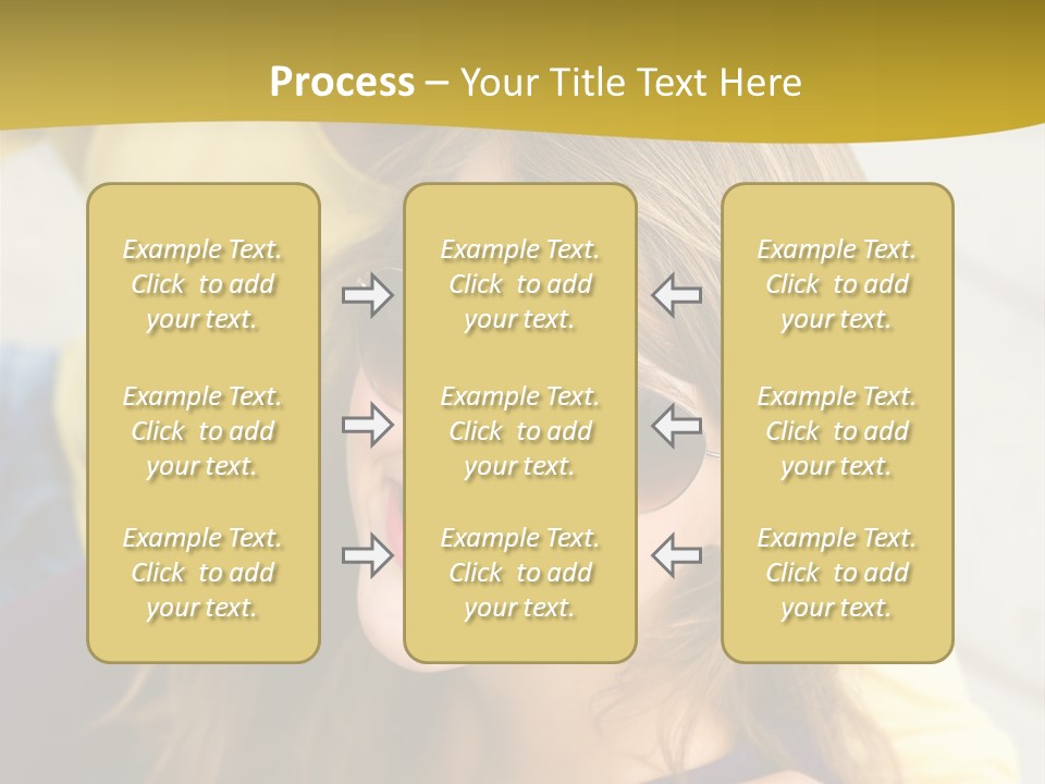 Attractive People Cheerful PowerPoint Template