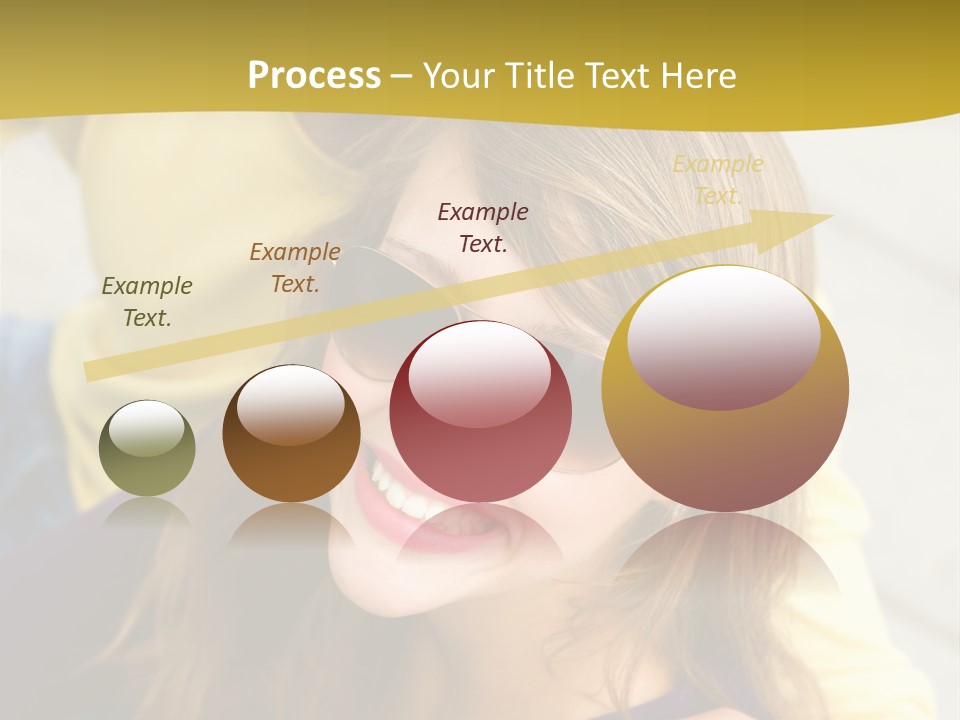 Attractive People Cheerful PowerPoint Template