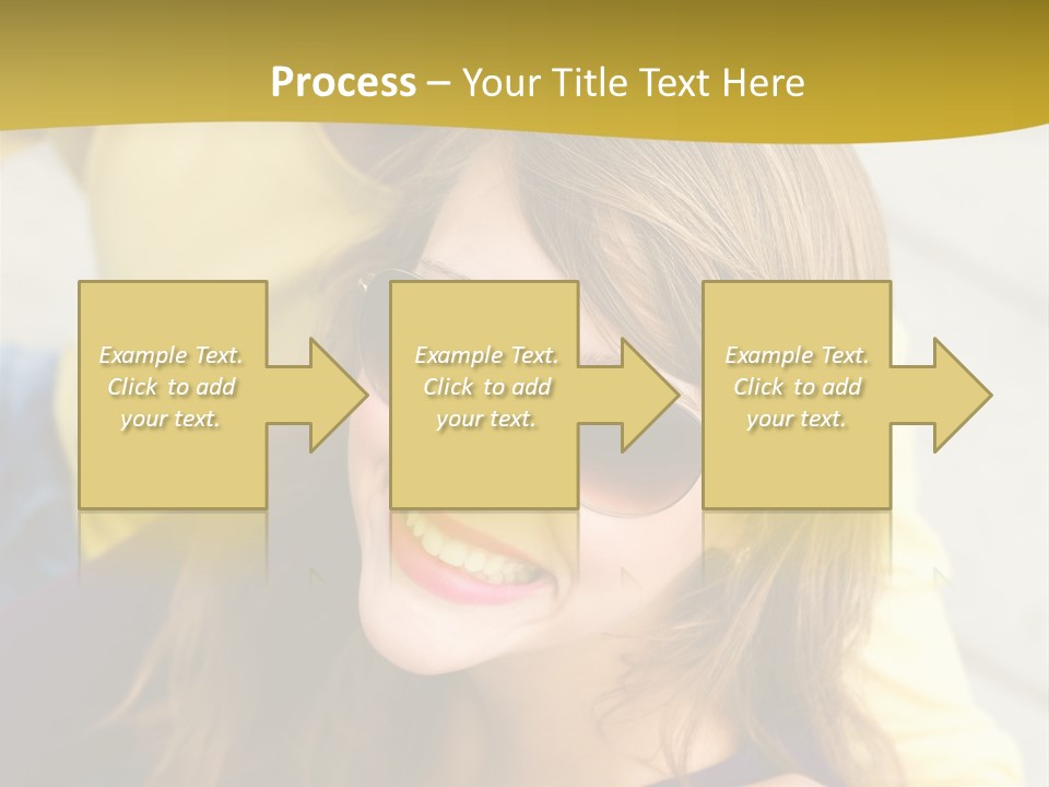 Attractive People Cheerful PowerPoint Template