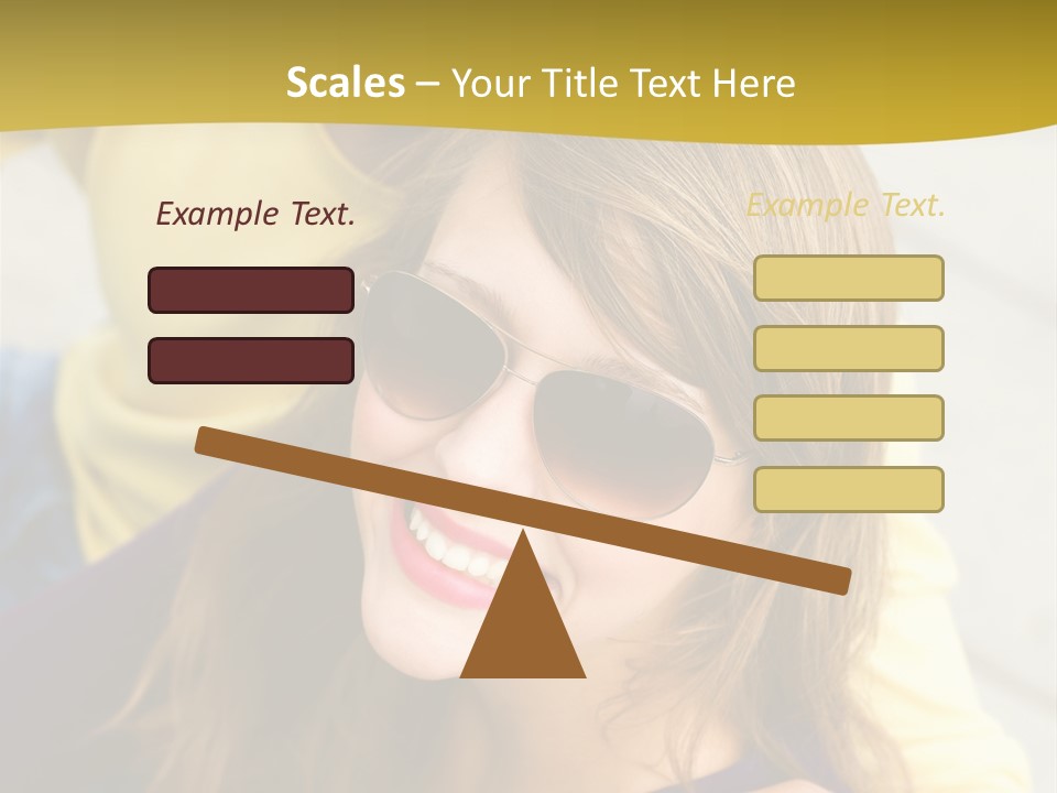 Attractive People Cheerful PowerPoint Template