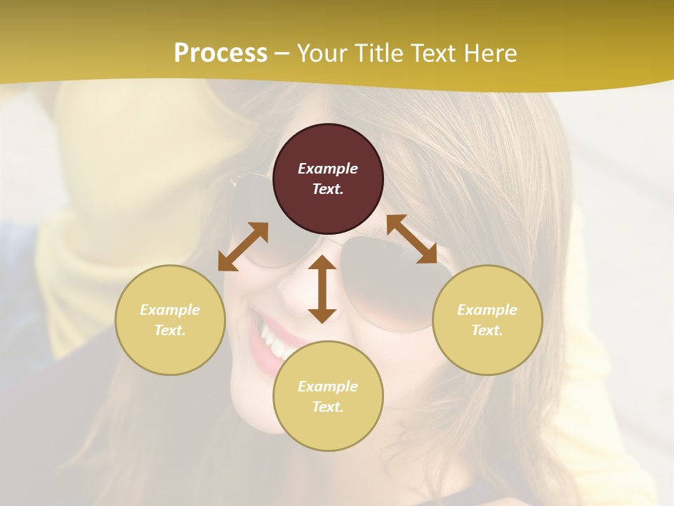 Attractive People Cheerful PowerPoint Template