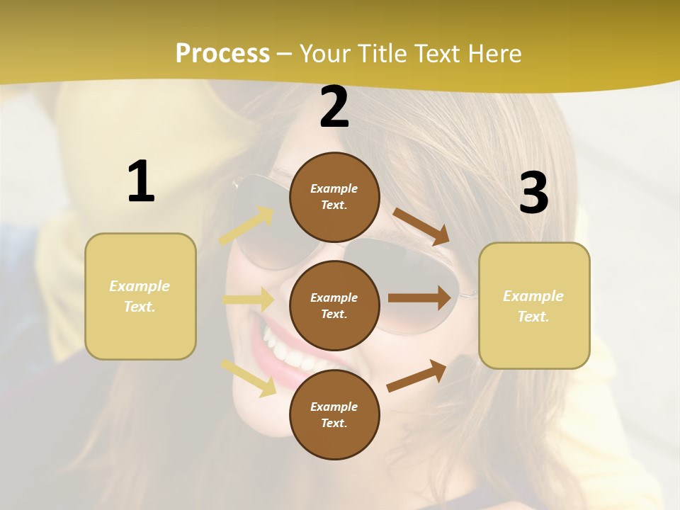 Attractive People Cheerful PowerPoint Template