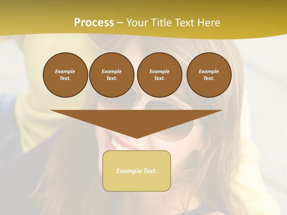 Attractive People Cheerful PowerPoint Template