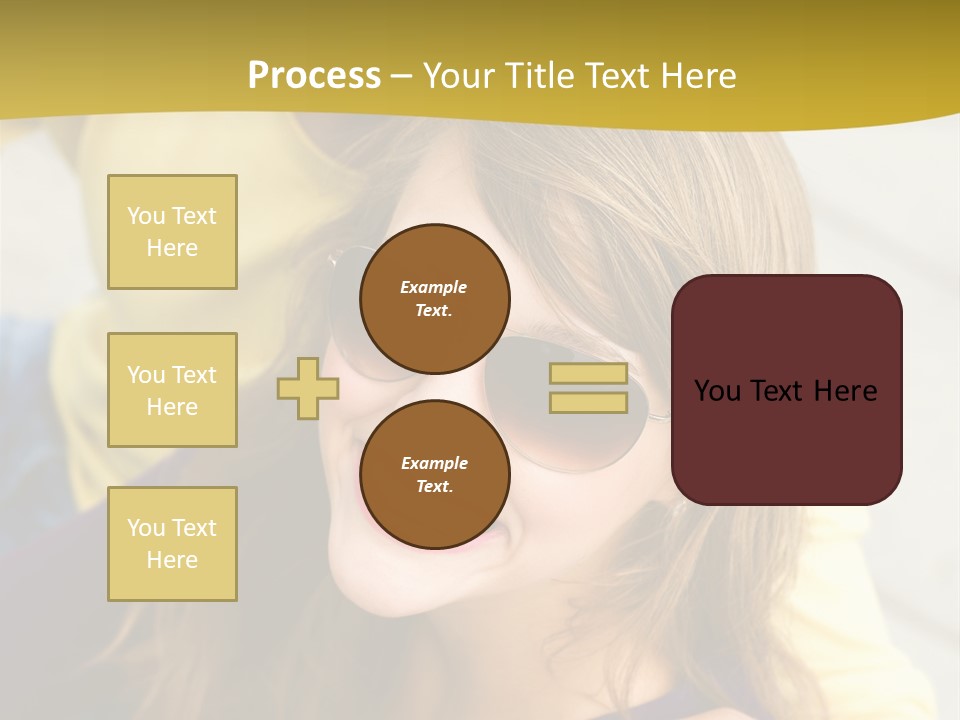 Attractive People Cheerful PowerPoint Template