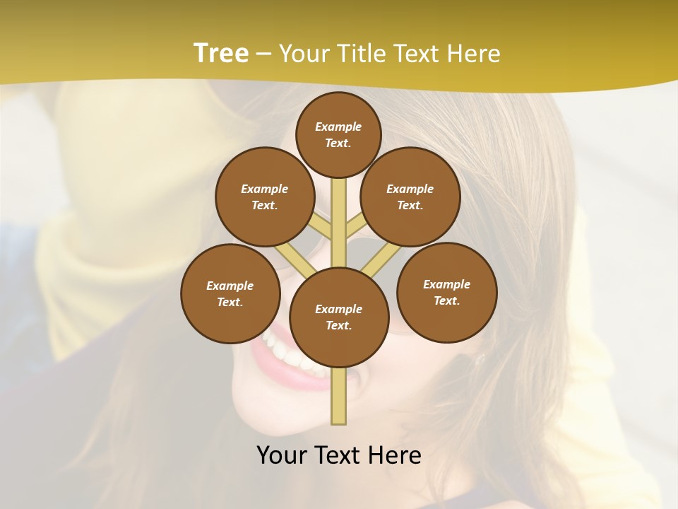 Attractive People Cheerful PowerPoint Template