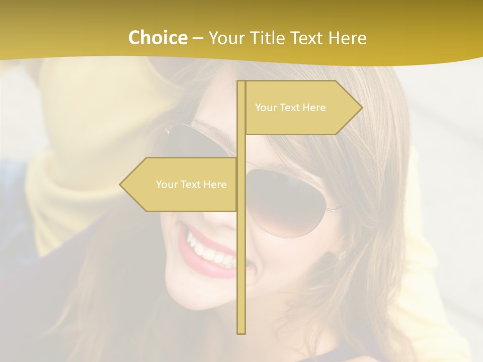 Attractive People Cheerful PowerPoint Template