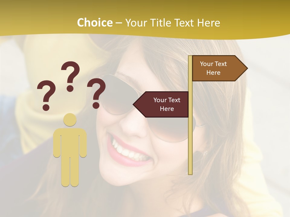 Attractive People Cheerful PowerPoint Template