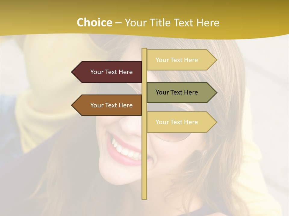 Attractive People Cheerful PowerPoint Template