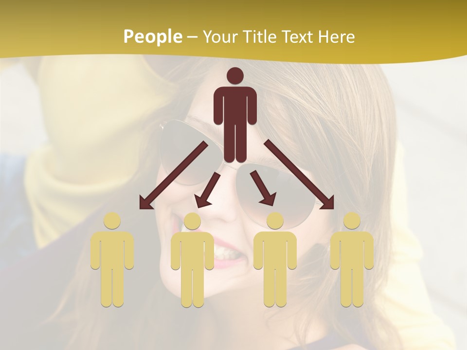 Attractive People Cheerful PowerPoint Template