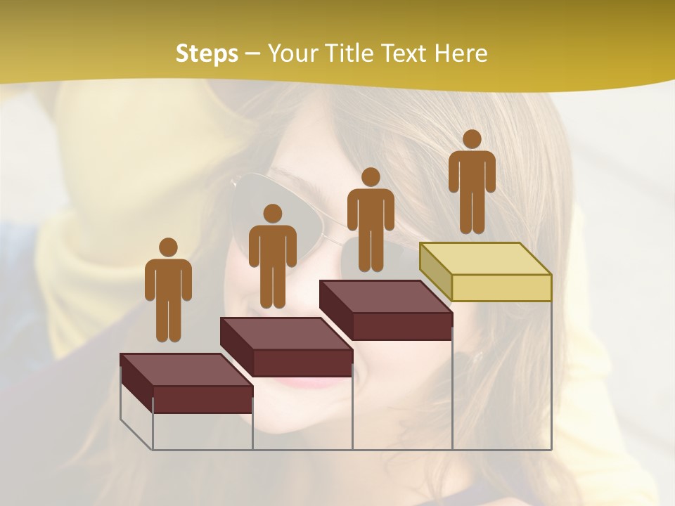 Attractive People Cheerful PowerPoint Template