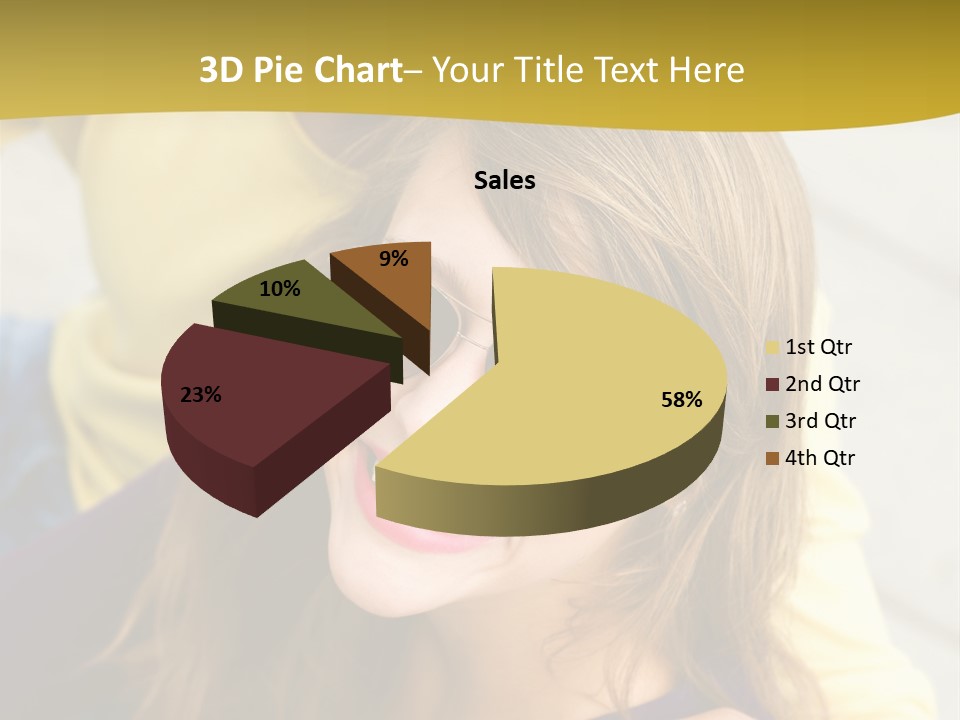Attractive People Cheerful PowerPoint Template