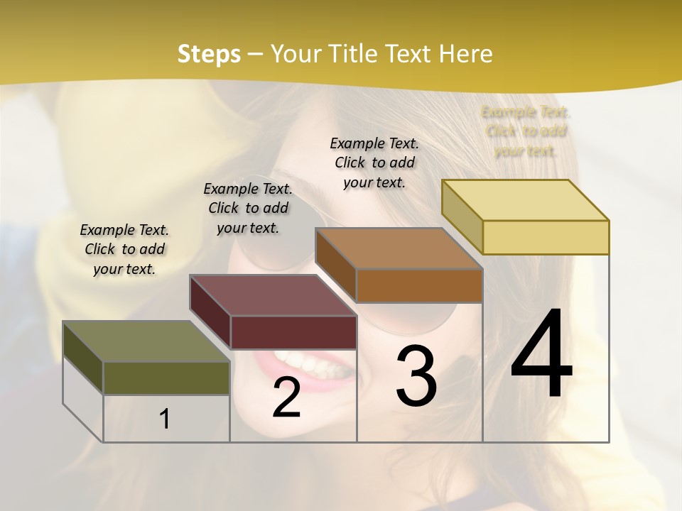 Attractive People Cheerful PowerPoint Template