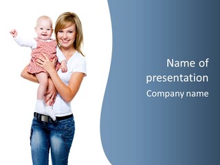 Family New Newborn PowerPoint Template