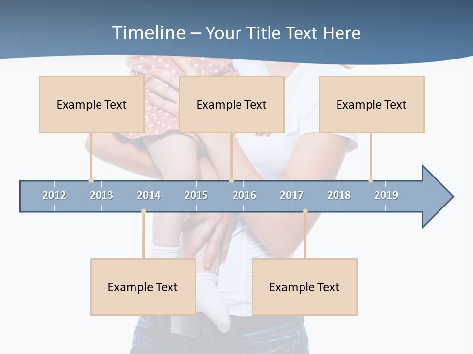 Family New Newborn PowerPoint Template