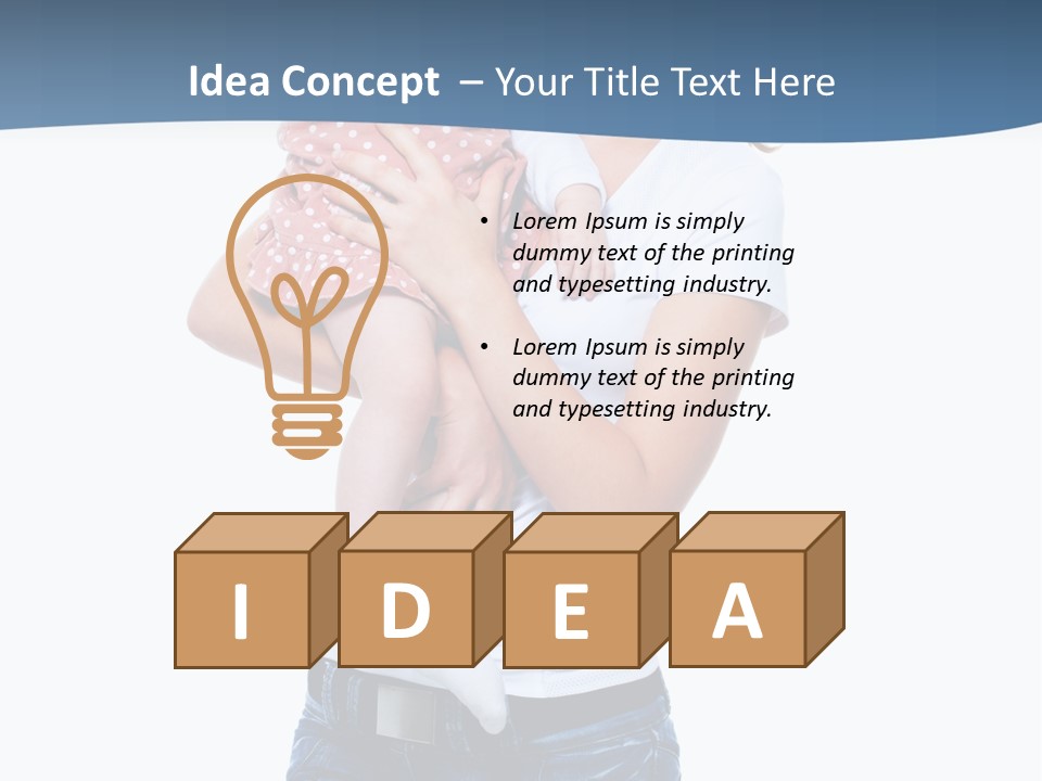 Family New Newborn PowerPoint Template