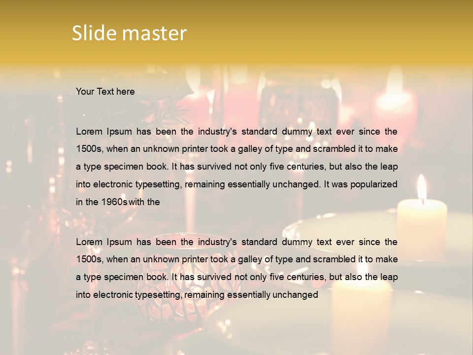 Decoration Inside Merry PowerPoint Template