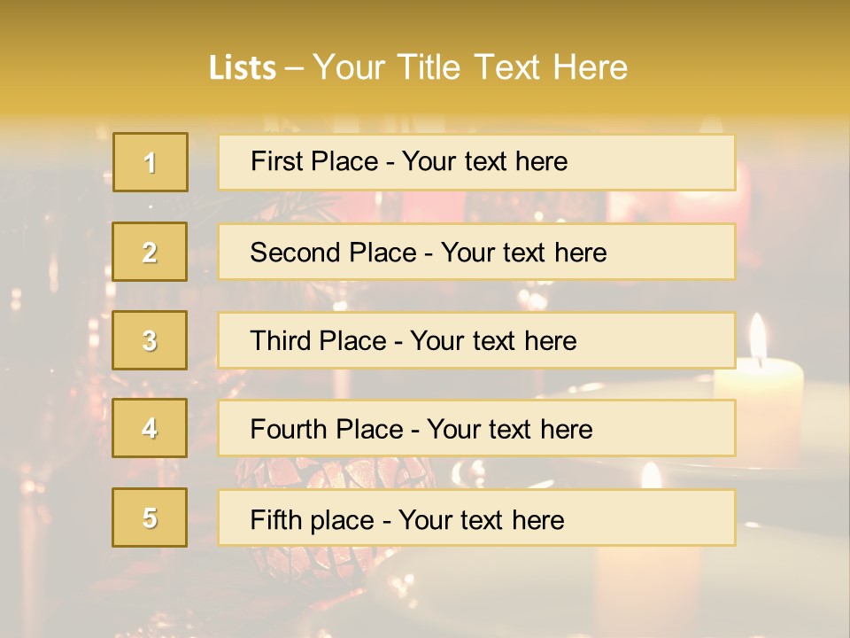 Decoration Inside Merry PowerPoint Template